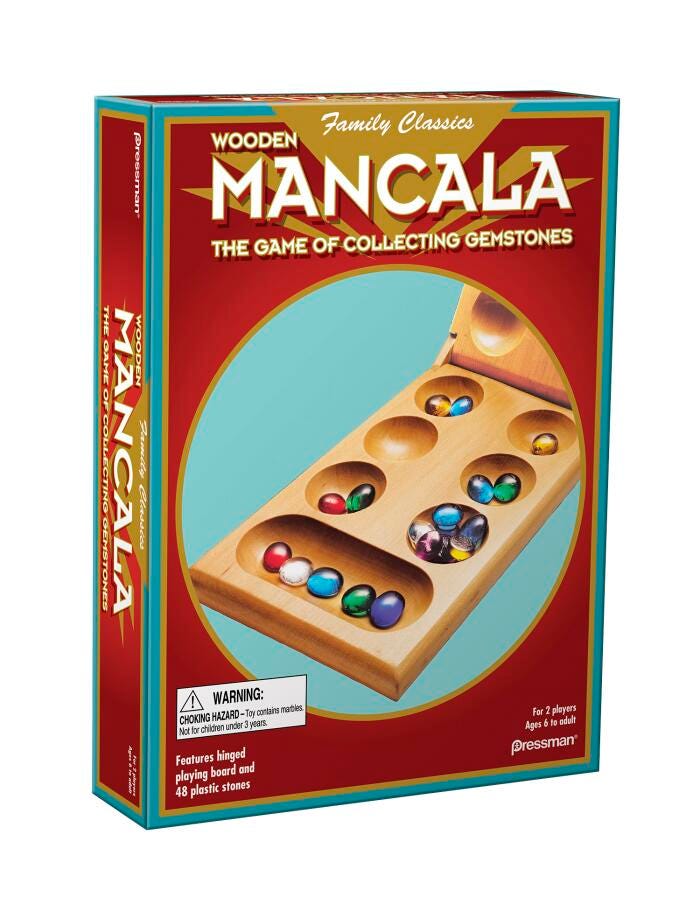 Pressman Wooden Mancala the Game of Collecting Gemstones, Item Number 1282713